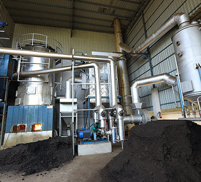 Single Piece Four Pass Solid Fuel Fired Thermic Fluid Heater